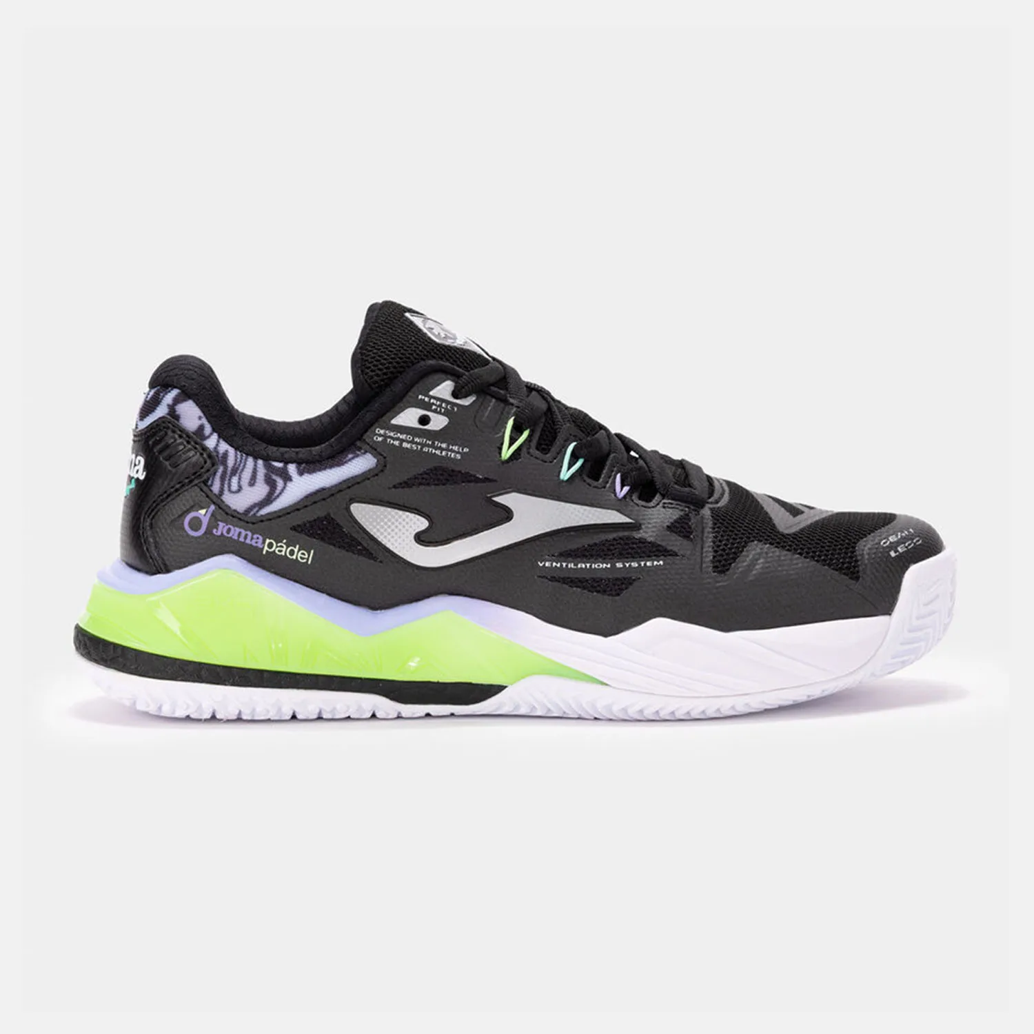 5-14.jpg ZAPATILLAS JOMA SPIN LADY 2601 BLACK - Imagen 1